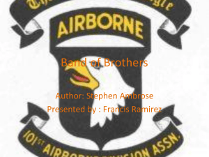 Band of Brothers powerpoint