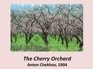The Cherry Orchard intro