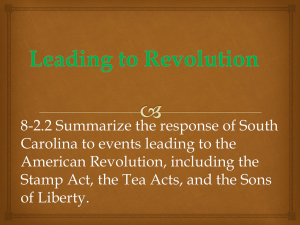 8-2.2 Events Leading to the Revolution