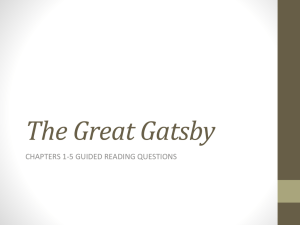 The Great Gatsby - Union High School