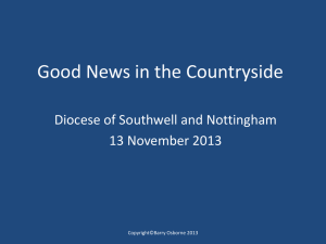 Good News in the Countryside Nov 2013