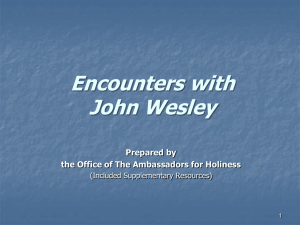 Encounters with John Wesley