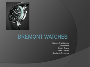 Bremont watches
