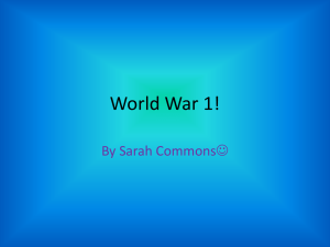 World War 1! - Facefield NS