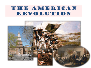 The American Revolution PPT