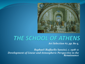 THE SCHOOL OF ATHENS - Madison Central High