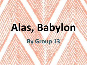 Alas Babylon PowerPoint