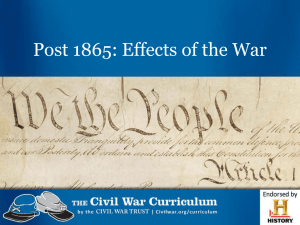 Effects of the War (PPT)