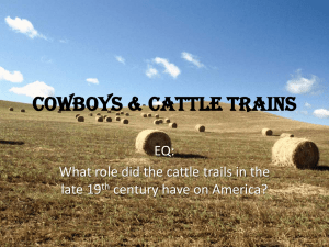 Cowboys and Cattle ppt - Effingham County Schools