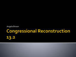 Congressional Reconstruction 13.2