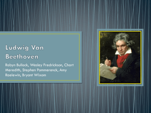 Ludwig Van Beethoven Presentation