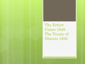 The Erfurt Union 1849