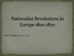 Nationalist Revolutions Powerpoint