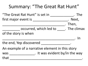 Summary: *The Great Rat Hunt*