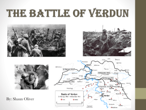 The Battle of Verdun - shaunandmckenziewwiwiki