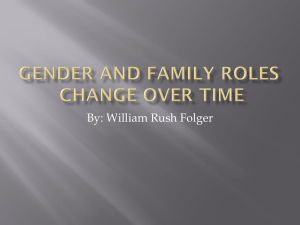 Gender and Family Roles PPT