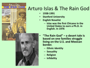 Rain God – Part 1 - Fictions of Latino Masculinities