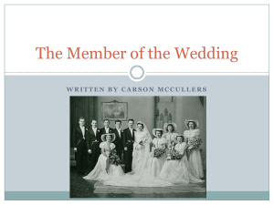The Member of the wedding overview