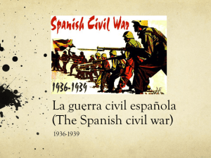 La guerra civil española (The Spanish civil war) - Stjohns