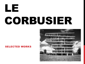 Selected works Le Corbusier