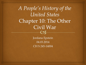 A People*s History of the United States Chapter 10