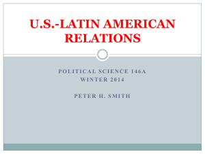 Contemporary US-Latin American Relations