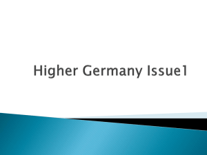 Higher Germany Issue1 new