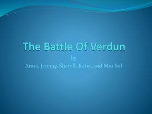 The Battle Of Verdun
