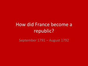 How did France become a republic