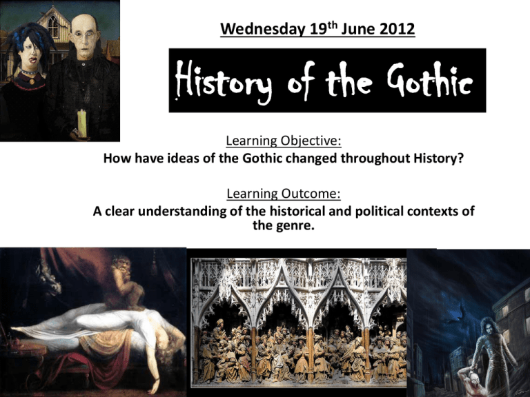 History Of The Gothic