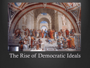 Unit 1 Lesson 14 Rise of Democratic Ideals