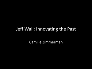 Jeff Wall: Innovations from the Past