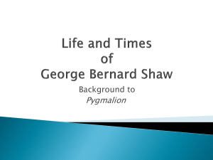 Life and Times of George Bernard Shaw