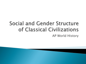 Social and Gender Structure of Classical
