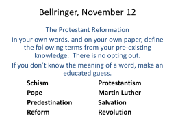 the protestant reformation protestant reformation vs catholic reformation venn diagram