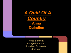 A Quilt Of A Country Anna Quindlen