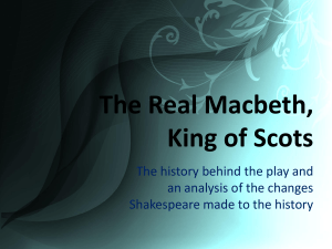 History of Macbeth