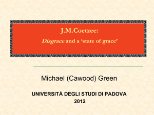 Disgrace and a `state of grace` - Università degli Studi di Padova