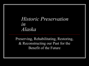 What is AAHP? - The Alaska Association for Historic Preservation