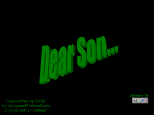 Dear son