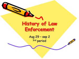 History of Law Enforcement - Humble Independent School District