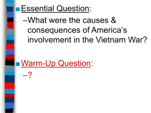 The Vietnam War (PowerPoint)