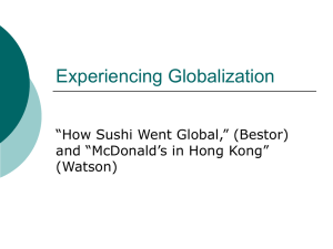 2.24-Global Sushi and McDonald`s in Hong Kong