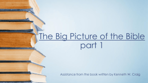 The Big Picture pt 1