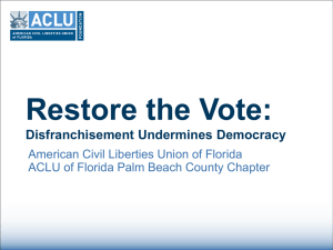 Restore the Vote - Palm Beach Chapter