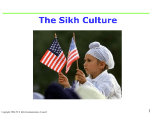 Sikhism - an overview - Guru Nanak Khalsa School San Jose