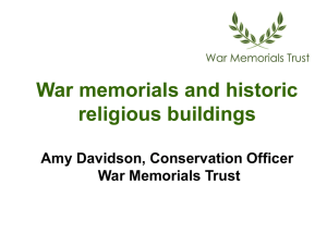 amy davidson war memorials