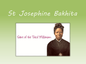 St Josephine Bakhita Presentation