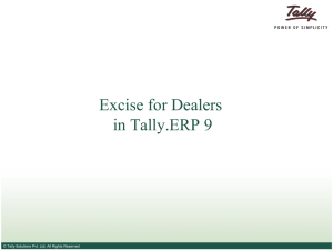 Corp PPT - Tally Solutions Provider