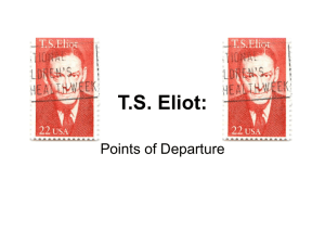 T.S. Eliot: